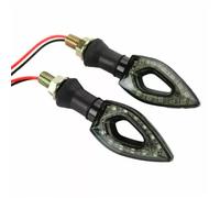 Per Moto a forma di cuore universale 12 per indicatori direzione per LED | Indicatore di direzione Svolta breve per le luci di segnalazione Indicatori di direzione Lampeggiatori Colore ambra