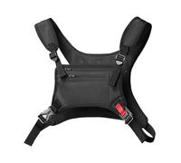 per moto, borsa da petto per attività all'aperto, portatile, impermeabile, con tasca e spazio extra per allenamento uomo e donna, Nero , Refer to description, Unisex