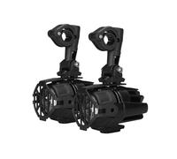Per Moto Faro Per BMW Per R1200GS Per F800GS Per Faduies LED Moto Faro Ausiliario Per Guida E9 2 Pezzi(Light with Guards)