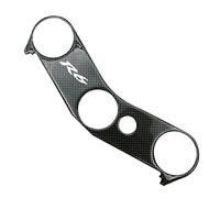 Per Moto In Fibra Di Carbonio Della Decalcomania Pad Triple Tree Top Morsetto Superiore Anteriore Protezione YZFR6 YZF R6 600 2006-2016
