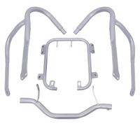 per moto paraurti Per BMW R1200RT 2004-2013 Protezione Motore Anteriore Posteriore Highway Freeway Crash Bar Paraurti Stunt Cage Serbatoio Carburante Barre Moto(Front silver)