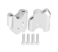 Per Moto Universale Maniglia Riser Mount Riser Manubrio Morsetto Spostamento Posteriore Adattatore Montaggio Manubrio Morsetto Manubrio Riser(Silver)