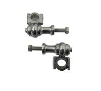 Per Moto Universale Ottone Cromato 1" Manubrio Riser Morsetto (2" Rialzo Circa