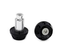 Per Moto Universali 7/8 "22mm Manubrio Manopole Estremità Cursori Tappo Cursore(Nero)