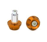 Per Moto Universali 7/8 "22mm Manubrio Manopole Estremità Cursori Tappo Cursore(ORO)
