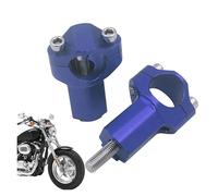 Per Motocicletta Maniglia Di Ricambio Per Accessori In Lega Alluminio Manubrio Per Ciclismo Riser Grasso Morsetto Montaggio Riser Manubrio Moto(Blu)
