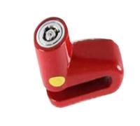 Per Motociclette Blocca Disco Per Biciclette Sensore Di Movimento Sonoro Da 110 DB Sicurezza Universale Lucchetto Portatile(Red)