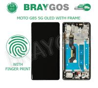 Per Motorola Moto G85 5G XT2427-3 Schermo Touch OLED LCD Grigio Con Telaio