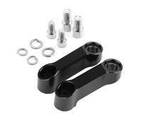 Per MSX 125 Per MSX125 Per GROM125 Per 125GROM Accessori Per Moto Adattatore Per Specchietto Retrovisore In Alluminio CNC Riser Riser Mount Extender(BLACK)