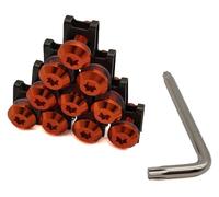 Per MSX125 CB650R CB125R XADV 750 X11 ST1300 Carenatura Moto Viti Corpo Molla Dadi Bulloni Carrozzeria Viti Cupolino(Orange)