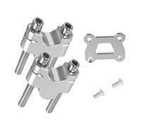 Per MT FZ 07 2014-2020 Per Tracer 700 MT-07 Per Moto Cage 2014-2019 Adattatore Rialzo Manubrio Altezza Morsetto Aumentata 25 Mm(ARGENTO)