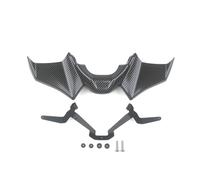 Per MT07 Per MT 07 2021 2022 2023 Accessori Per Moto Spoiler Anteriore Nero Naked Downforce Winglet Kit Alettone Aerodinamico Spoiler Anteriori(Fibra di carbonio)