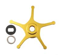 Per mulinello da baitcasting Five Star in metallo da 62 mm per ABU BF7 BF8 ib7 ib8 e per mulinelli da pesca serie zenon con set di guarnizioni (oro per mancini)
