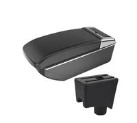 Per N&issan Per Almera G15 Auto Console Centrale Bracciolo Scatola Di Immagazzinaggio Accessori Vano portaoggetti nel bracciolo(B2 linea nera SENZA USB)