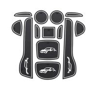 Per N&issan Per Juke 2013-2016 Tappetino Antiscivolo Per Slot Del Portellone Accessori Interni Adesivo Per Auto In Gomma Inserto portabicchieri(Wit)