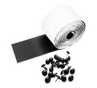 per nascondere finta - Nastro per riparazione del legno | Nastro per travi di legno | Accento architettonico in pelle PU effetto metallo per travi del soffitto, persiane, angoli delle pareti |