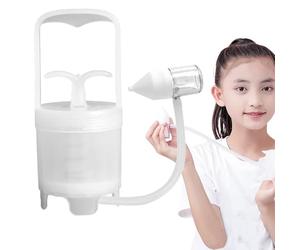 per naso manuale per bambini, per naso per bambini, Manuale per la pulizia del 'aspiratore Booger Sucker, Detergente nasale a forte aspirazione per una respirazione facile durante il bagno, i via