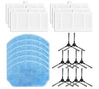 Per Nedis WIFIVCB01 WIFIVCR001CBK Set di Panno Filtro e Scopa con Spazzola