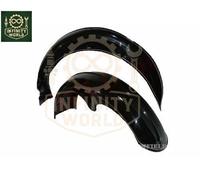 Per Nero Dipinta Anteriore e Posteriore Parafango FENDER Coppia Unità Matchless