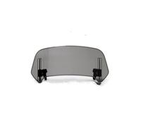 Per Ninja 400 Z650 Z750 Z800 Z900 Z1000 Er6f KLR-650 KLR 650 Deflettore Regolabile Parabrezza Moto Deflettore Vento(280cm Grey)
