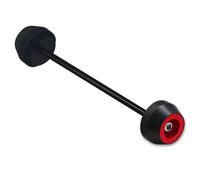 Per Ninja650 2018 2019 2020 2021 2022 2023 2024 Per Ninja1000SX 2023 2024 Protezione Per Forcella Anteriore Posteriore Caso Incidente In Motocicletta Slider Mozzo Ruota Moto Ruota Asse Paratelaio(Red,