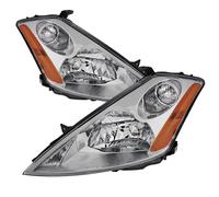 Per Nissan 03-07 Murano Cromo Alloggiamento Ricambio Fari Coppia Set Se Sl S