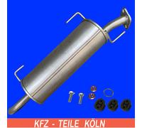 Per Nissan (Ch) Tiida Hatchback (C11) 1.6 1.8 Silenziatore Scarico + Set