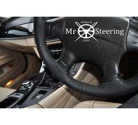 Per Nissan Elgrand MK2 E51 Perforata Copertura Del Volante IN Pelle Doppio Stch