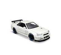 Per Nissan GT-R R34 1 24 Simulazione Pressofuso In Lega Modello Di Auto Decorazione Collezione Regalo Giocattolo