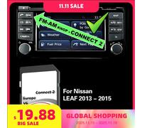 Per Nissan LEAF 2013 - 2015 Connect2 Sat Nav GPS Europa Regno Unito SD C2V6 Scheda di navigazione mappa
