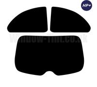 Per Nissan Micra 3 Porte 2003-10 Finestra Tinta Pre Tagliata 5% Limo 2-ply HP+