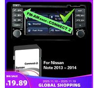 Per Nissan Note 2013 2014 Svezia Irlanda Connect2 Europa V6 Mappa Navigazione Scheda GPS