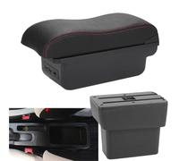 per Nissan Note E-Power Bracciolo Box per Nissan Note 2016-2022 Vano portaoggetti Centrale Accessori Auto retrofit Interni dedicati (B2 Black Line 3USB)