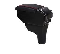 Per Nissan Per March Per Micra K13 MK4 IV 2010-2022 Box Bracciolo Centrale Contenuto Del Negozio Scatola Di Immagazzinaggio Posacenere 9USB Auto Scatola Bracciolo(E1 9 USB)