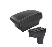Per Nissan Per March Per Micra K13 MK4 IV Per Sunny Armrest Box Box Bracciolo Auto 2010-2023 Scatola Portaoggetti Accessori Interni Auto(A3 Black white NOUSB)