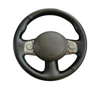 Per Nissan Per March Per Sunny Per Versa Per Almera Coprivolante In Microfibra Per Auto In Pelle Cucito A Mano Accessori Per Auto Coprivolante(Green Thread)