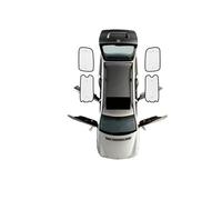 Per Nissan Per NV200 M20 Per Evalia 2010 2011 2012~2015 2016 Argento Esterno Nero Interno Auto Protezione Anti-UV Finestrino Anti-UV Per Sole Tendine Parasole Tendina Parasole(Rear Windows)