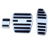 Per Nissan Per Qashqai J11 J12 Per X-Trail Per Xtrail T32 T33 Copertura Per Pedali Acceleratore E Freno Per Auto Pedale Dell'acceleratore Automatico copripedali auto(Silver B)