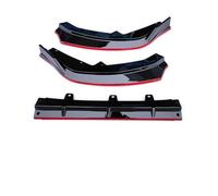 Per Nissan Per Sentra Per Sylphy 2023+ Paraurti Anteriore Labbro Mento Splitter Spoiler Diffusore Bodykit Esterno Upgrade Tuning spoiler anteriore(Black Red Line)