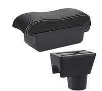 Per Nissan Per Terrano 3 2012-2018 Box Bracciolo Per Auto Scatola Portaoggetti Centrale Accessori Superficie Curva WEFOLCC(C3 Black white NOUSB)