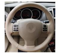 Per Nissan Per Tiida 2004-2010 Per Sylphy 2006-2011 Per Versa Per Note 2007-2011 Coprivolante Per Auto Fai Da Te Cucito A Mano Coprivolante(Nonporous Beige)