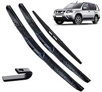 , per Nissan, per X-Trail T31 2007 2008 2009 2010 2011 2012 2013 Tergicristallo Anteriore e Posteriore Tergicristallo Set Parabrezza 24 "16" 14 "Tergicristalli