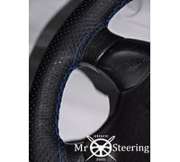 Per Nissan Silvia S12 Perforata Volante IN Pelle Cover Azzurro Cielo Doppio S.