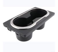 Per Nissan Titan Cup Holder Insert, Centrale Console Bevanda Holder Replacement, 96965-EZ10A OEM Part Fitment, Black ABS Plastic Beverage Retainer, 2016