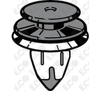 Per Nissan Tutti i Mod. Kit 3pz Bottone Fermapannello Fissaggio Porta-Pannello