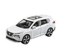 Per Nissan X-TRAIL SUV 1:32 Modello Di Auto In Lega Simula Metallo Regalo Suono E Luce(White)