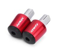 Per NMAX 155 N-MAX155 N-MAX 155 NMAX 125 N-MAX 150 2015-2021 Manopole Per Manubrio Per Moto Tappi Terminali Da 22 Mm Tappo Per Manubrio(Red)