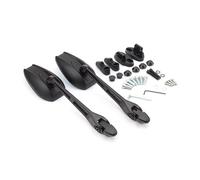 Per NMAX 155 Per NMAX155 2020 2021 2022 2023 Moto Nero GPS Staffa di Navigazione Del Telefono Specchio Supporto di Montaggio GPS Staffa di Montaggio Supporto piastra navigazione(Rearview mirrors)