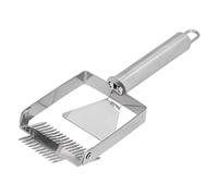 Per non applicazione, per il raschietto fork di taglio del a doppia testa, strumento di alveare, strumenti di apicoltura (Manico in acciaio inossidabile doppia testa)