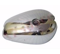 Per Norton 1952 ES2 Serbatoio Gas Benzina Acciaio Cromato AEs